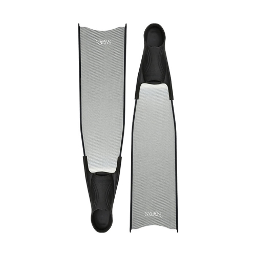 [오션테그] SWAN 프리다이빙 카본파이버 롱핀 풋포켓 블랙 (워터레일 선택)