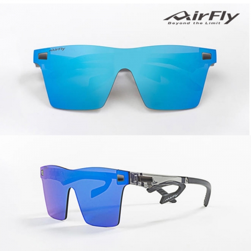 [에어플라이] AirFly 코받침 없는 패션선글라스 AF-501 BLUE MIRROR 편광