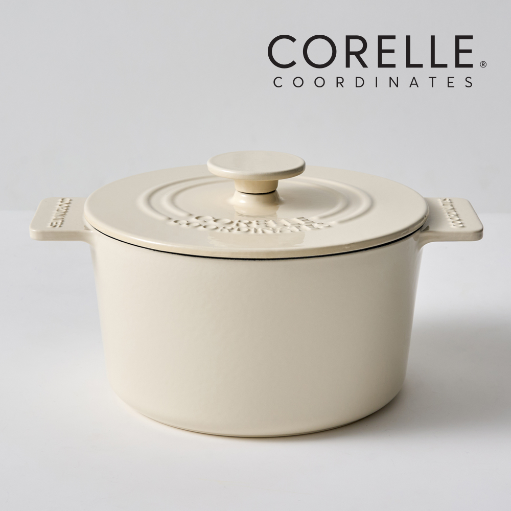 [코렐] 코디네이츠 무쇠 애슐리 아이보리 18cm 양수냄비