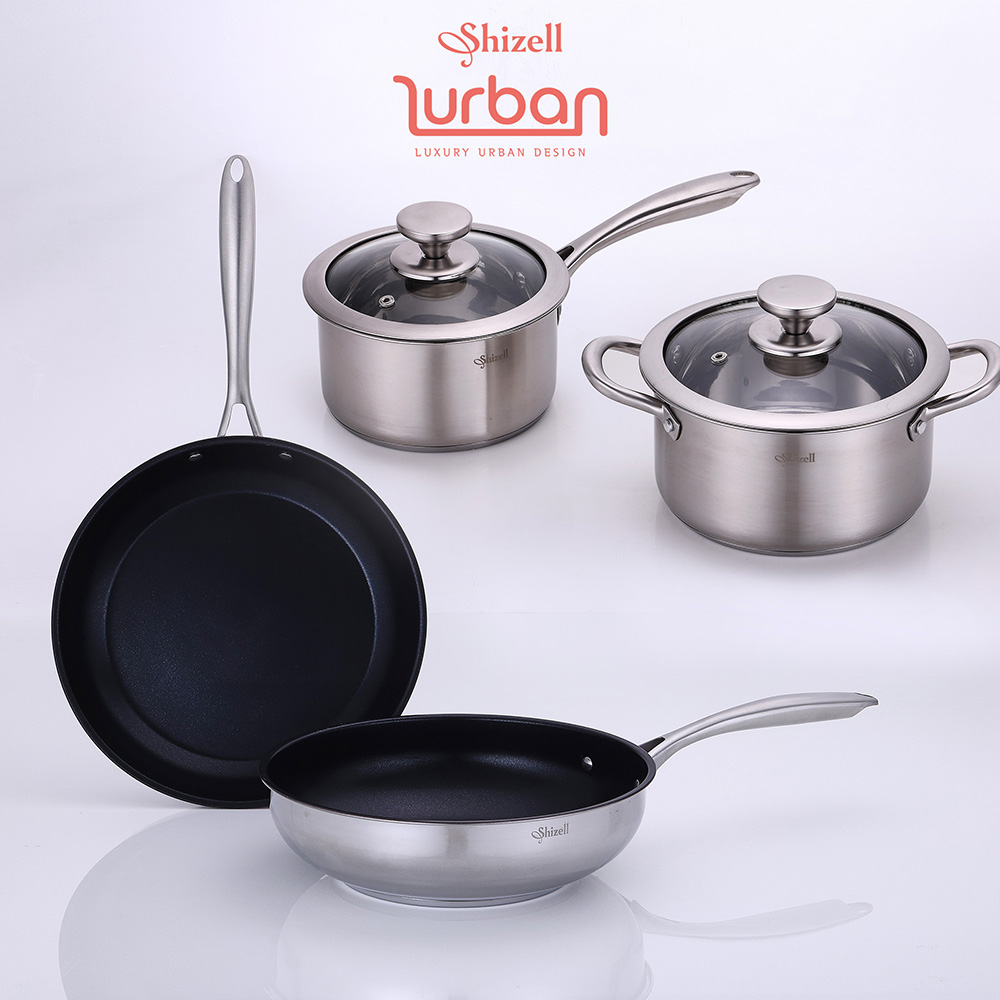 [쉬젤] 러반 스테인레스 IH 쿡웨어4종세트(18편수/20양수/28F/28W)