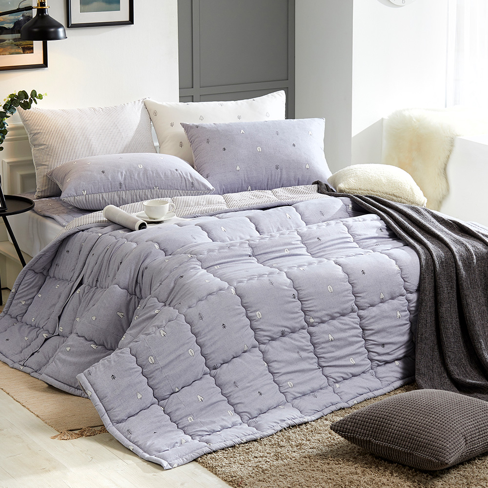 [침구연구소] 트리벨 먼지없는 에어스킨 사계절 이불세트 퀸Q(이불+베개커버)