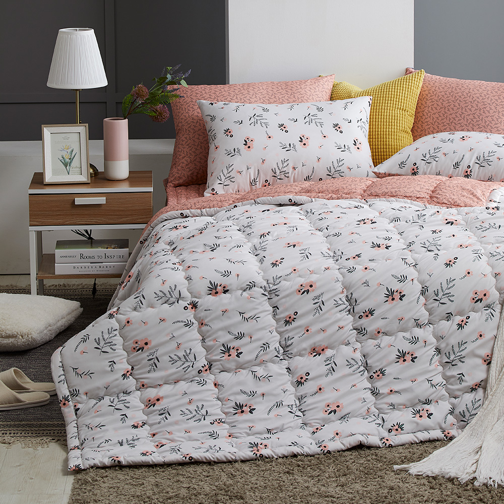 [침구연구소] 플로리아 먼지없는 에어스킨 사계절 이불세트 SS(이불+베개커버)