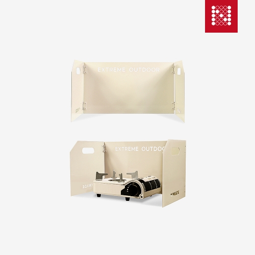 노마드 휴대용 캠핑 용품 윈가드 버너 바람막이M 아이보리 N-8150