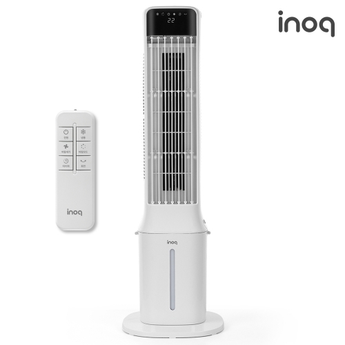 이노크아든 리모컨형 물통분리 간편세척 타워팬 냉풍기 9L IA-LF1010