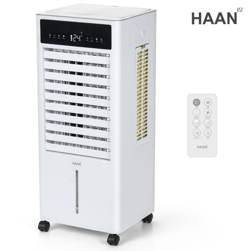 한경희 리모컨형 폭포 얼음 대용량 3면파워 AI 기능 에어쿨러 냉풍기 10L HAAN-L601