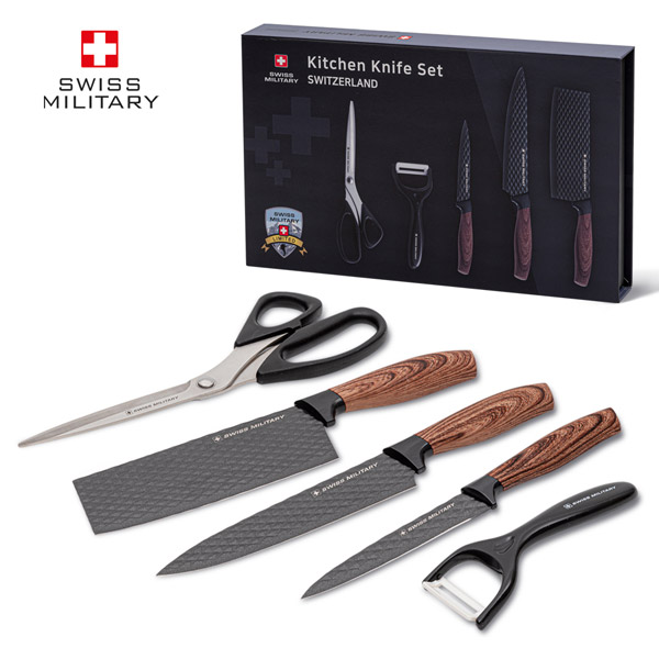 [스위스밀리터리] 블랙우드 중식도 5종 세트