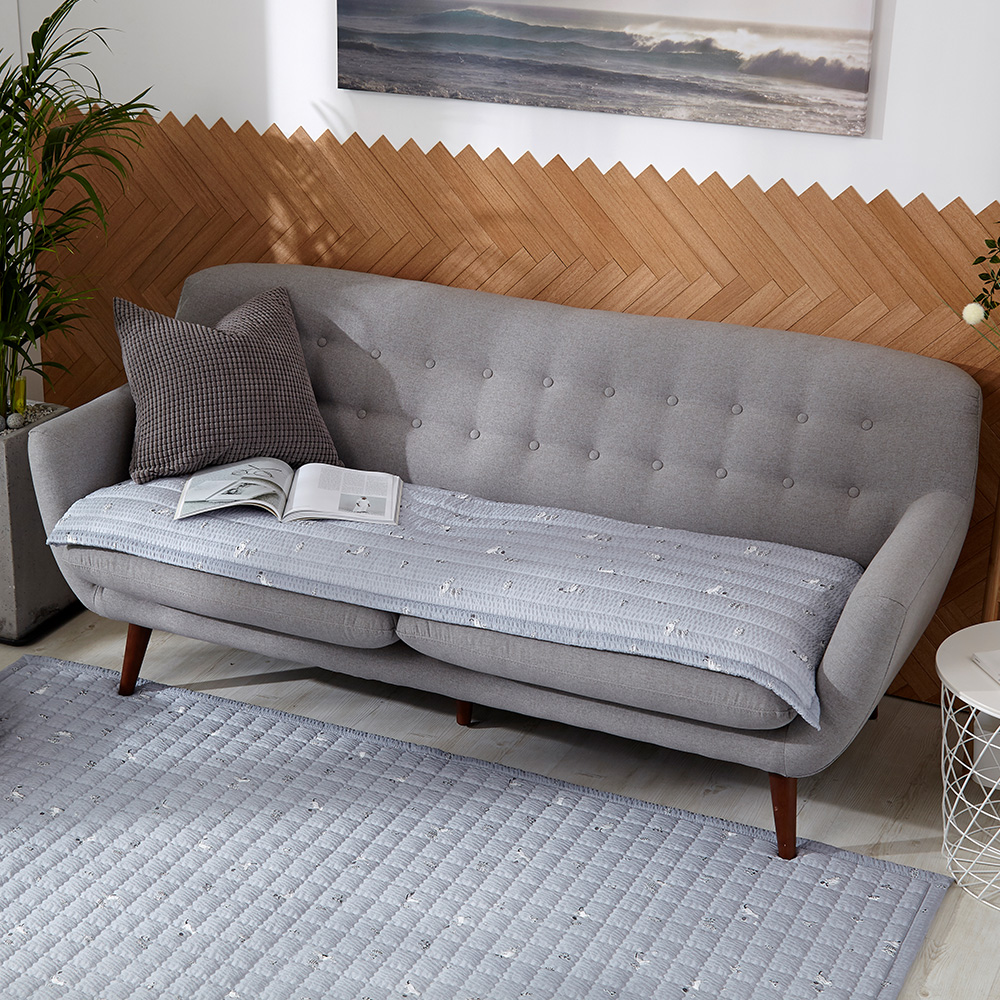 [침구연구소] 플라이 시어서커 여름 쇼파패드 3인용