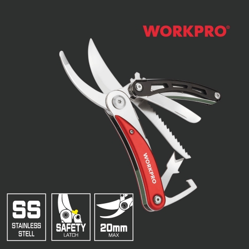 [워크프로] 다목적 캠핑 원예 멀티 가위 WP382005