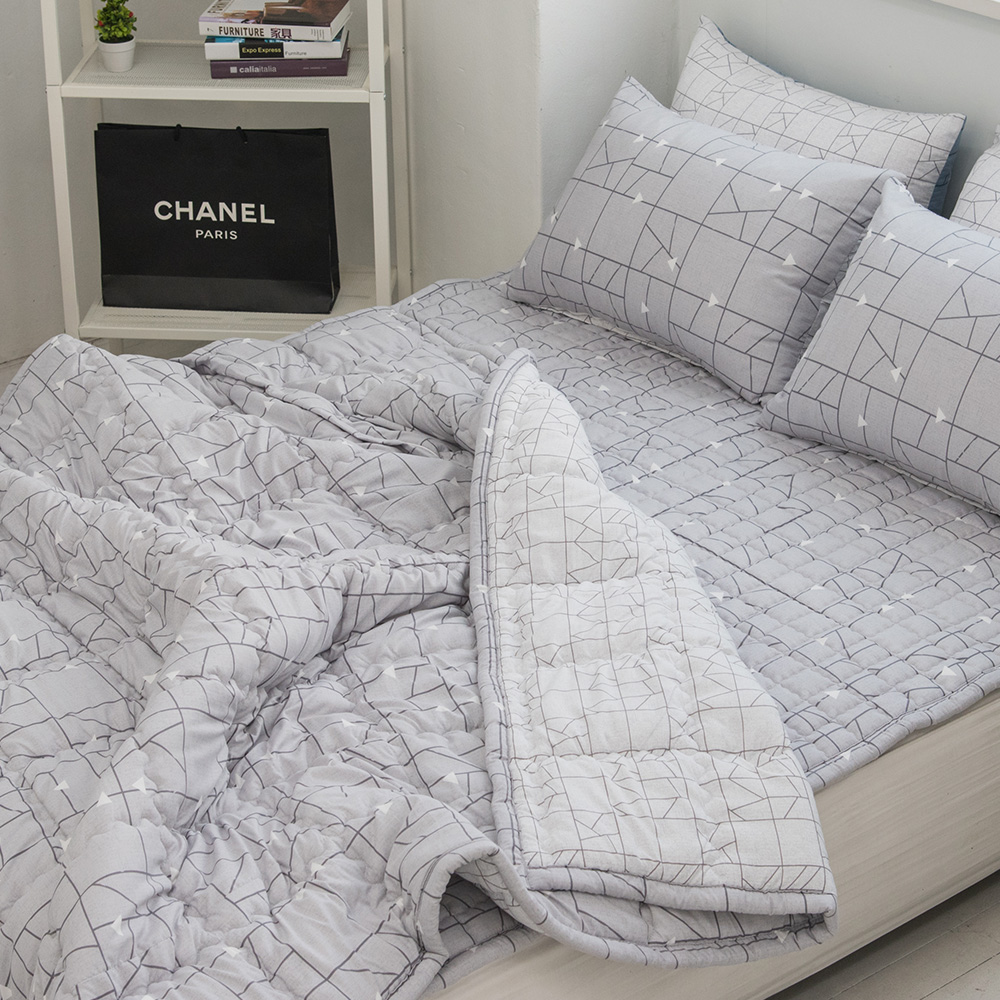 [침구연구소] 크리미 먼지없는 에어스킨 사계절 이불세트 퀸Q(이불+베개커버)