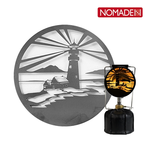 노마드 감성 휴대용 캠핑용 칸델라 타공판 0.5T 등대 NEW-0332