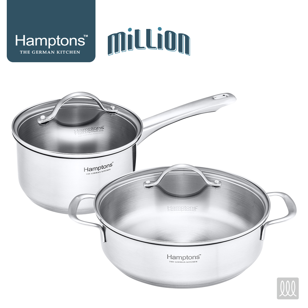 [Hamptons] 햄튼 밀리언 인덕션 냄비냄비 2종 세트-C타입(16S24C)