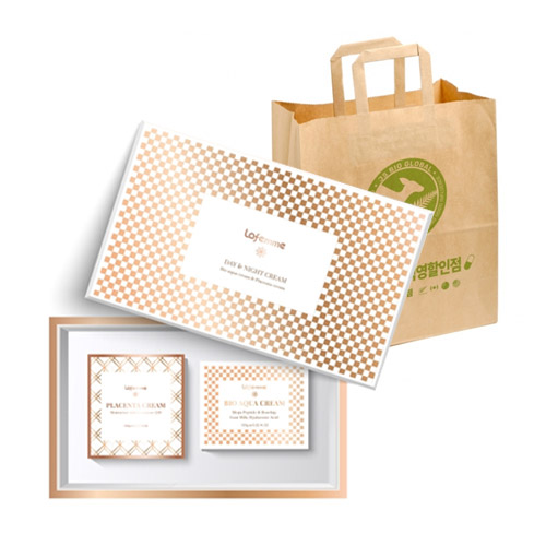[Lafemme] 바이오아쿠아+플라센타Q10 크림세트 (쇼핑백동봉)