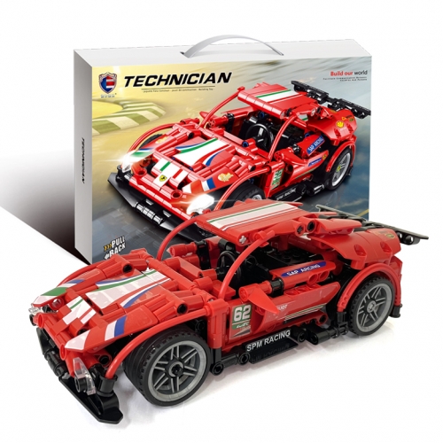 스마트블럭 T5324 슈퍼 레이싱카 레드 자동차 블록