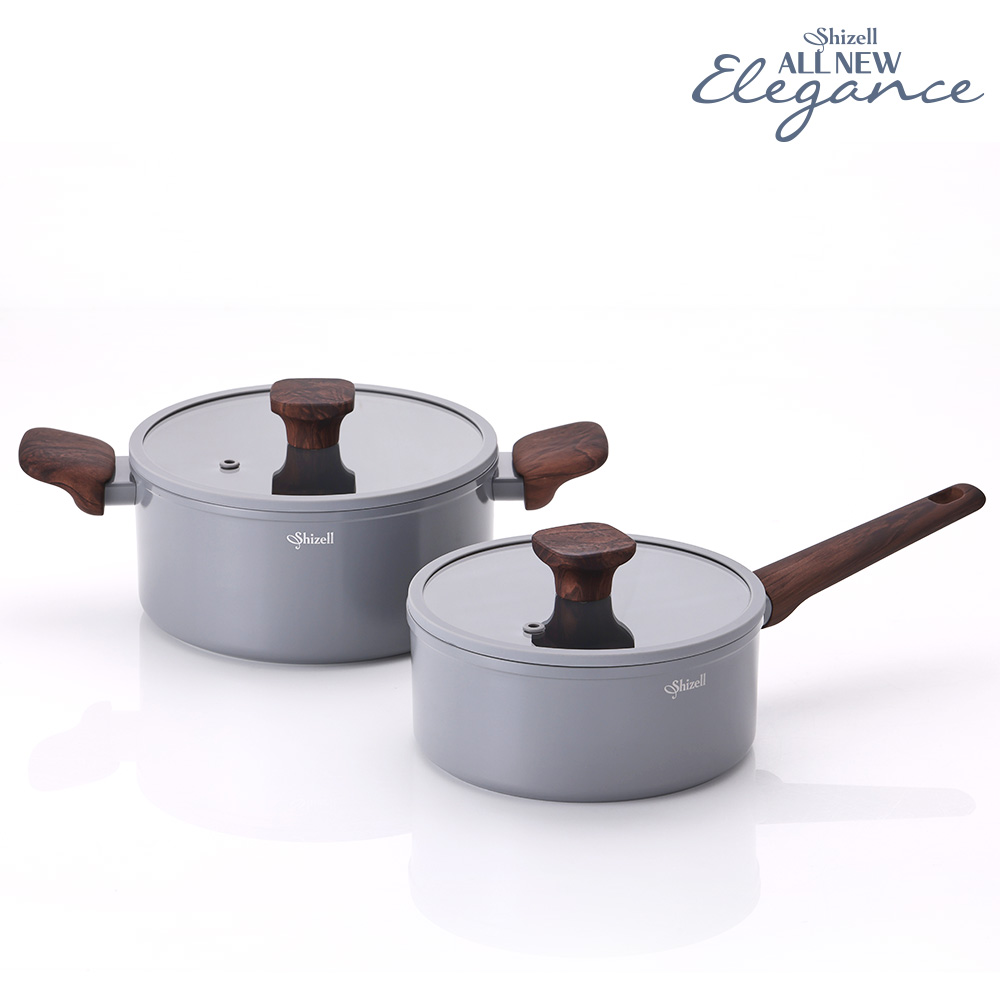 [쉬젤] 올뉴 엘레강스 IH 냄비2종세트 (편수18+양수20cm)