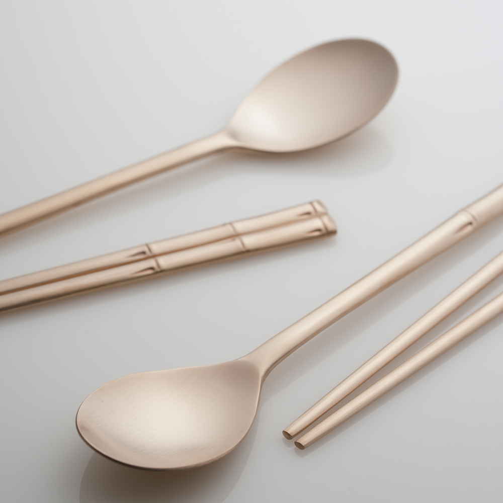 [한국도자기리빙] 리한 담연 유기수저 2벌세트