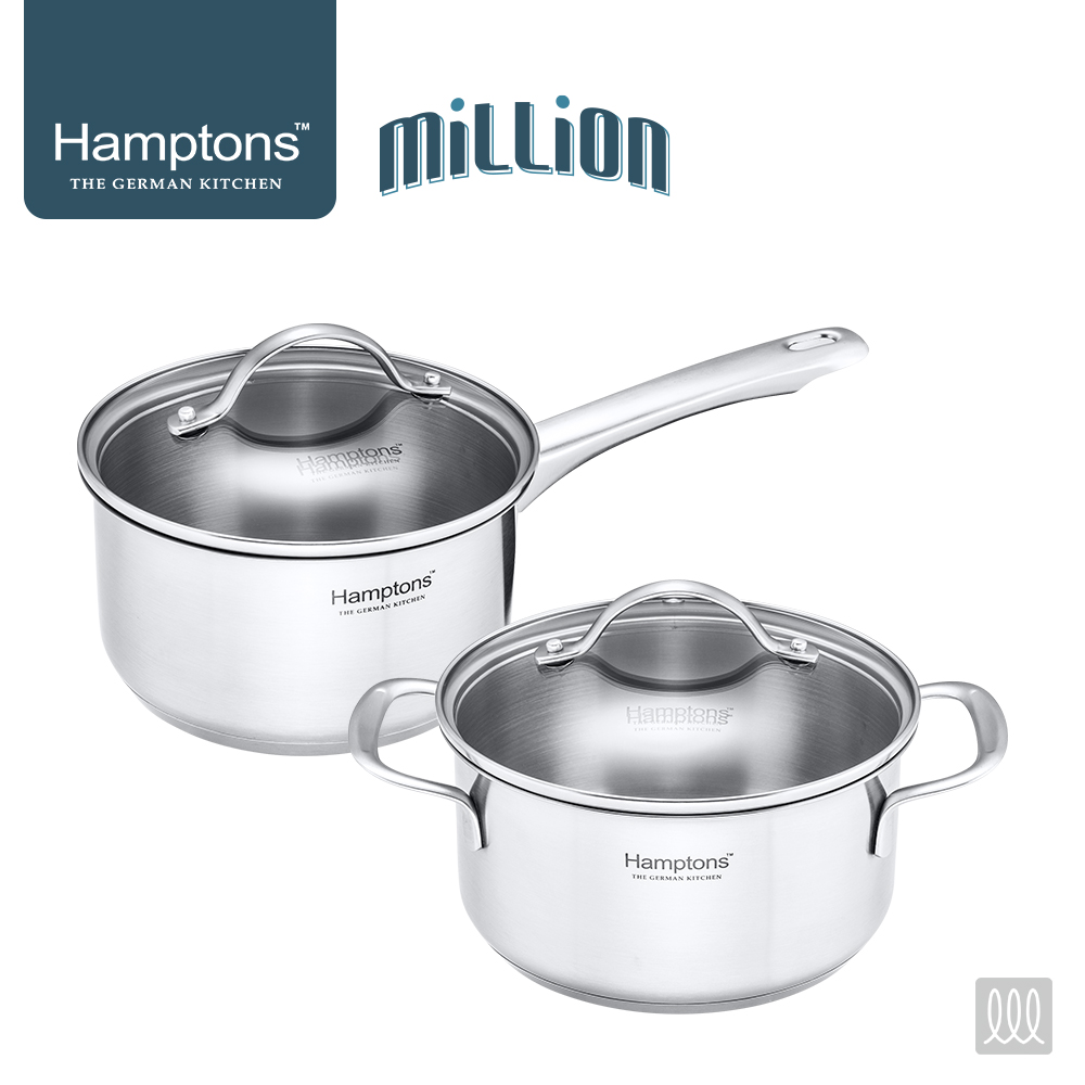 [Hamptons] 햄튼 밀리언 인덕션 냄비2종 세트-A타입(16S18P)