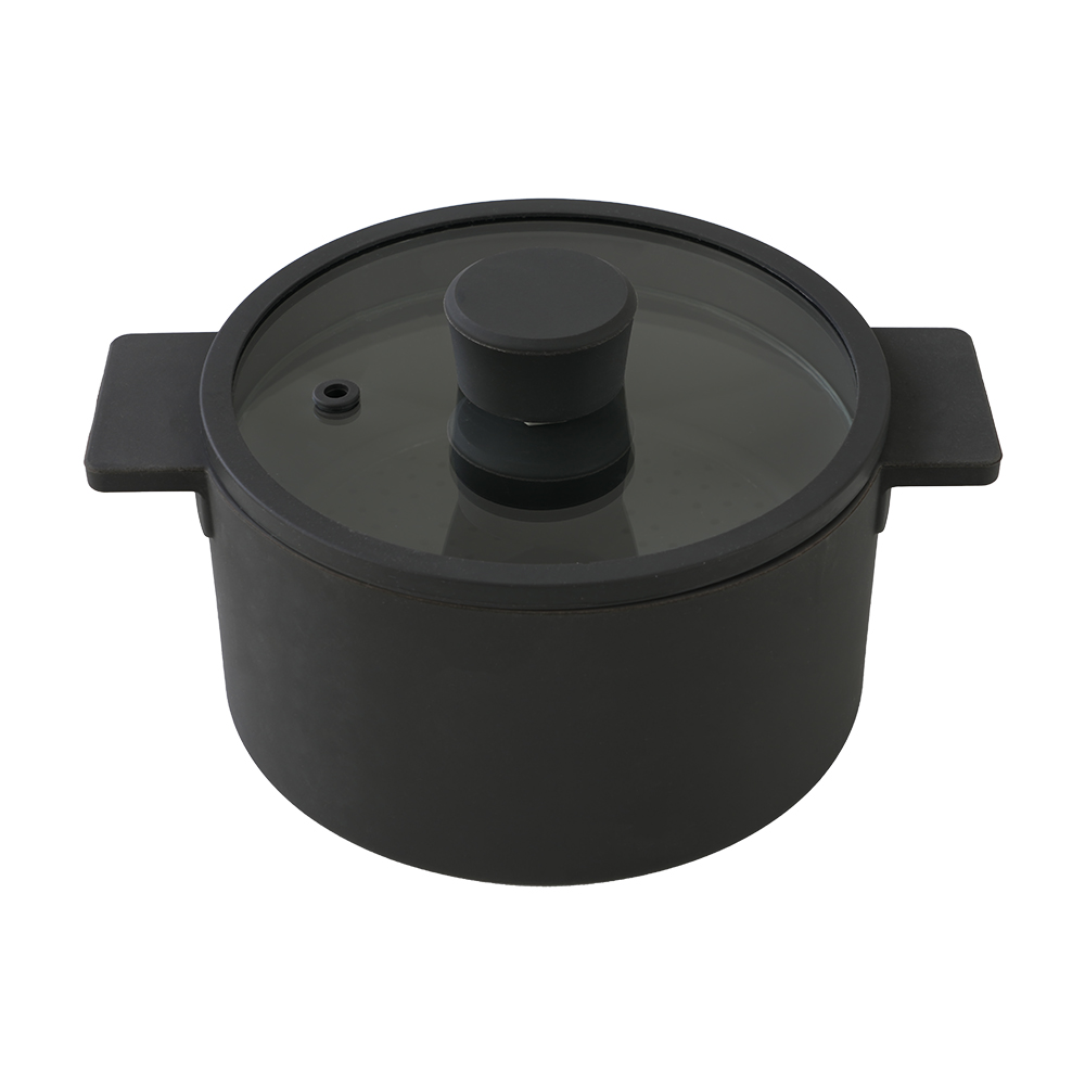 [실리쿤] ALL PORT 친환경 만능 인덕션 냄비16cm(차콜그레이1.5L)