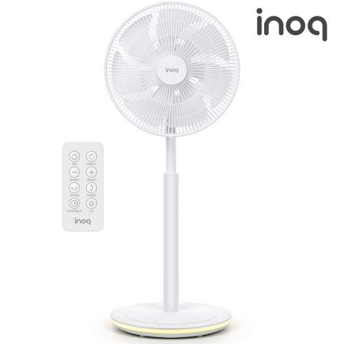 이노크아든 스마트 무드등 3D회전 BLDC 스탠드 선풍기 IA-D200