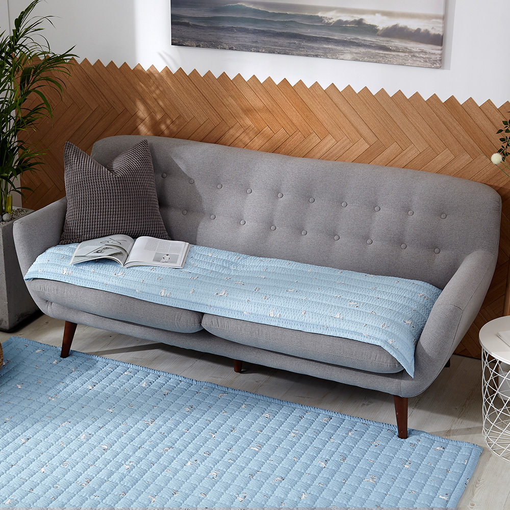 [침구연구소] 플라이 시어서커 여름 쇼파패드 4인용