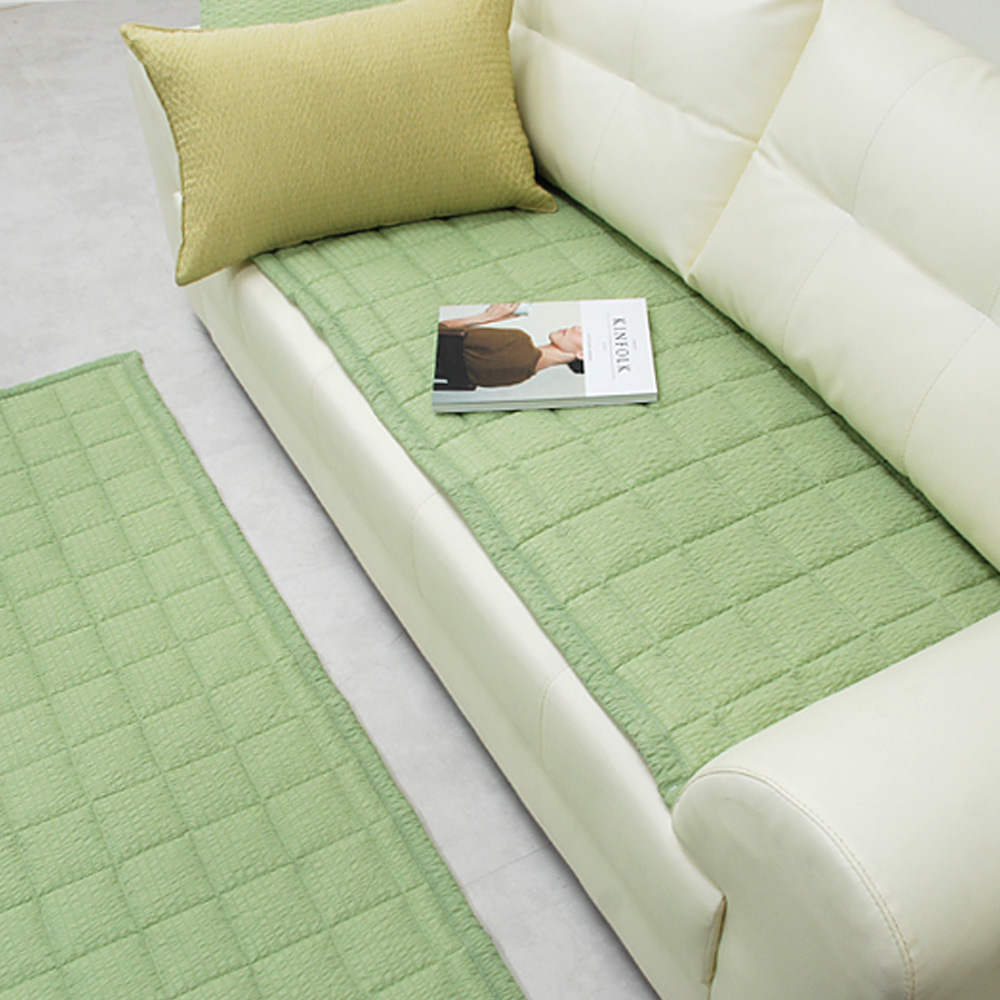 [침구연구소] 소프트 선염 시어서커 여름 쇼파패드 3인용