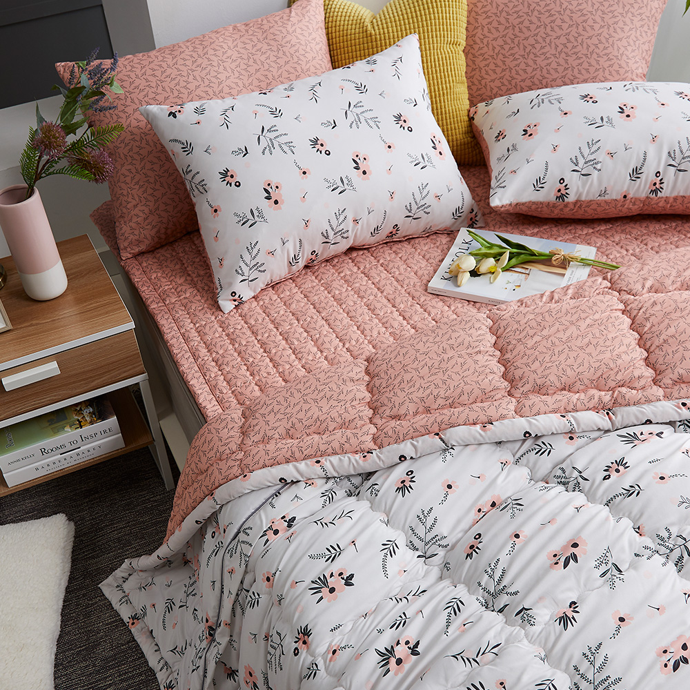 [침구연구소] 플로리아 먼지없는 에어스킨 사계절 이불패드세트 SS(이불+패드+베개커버)