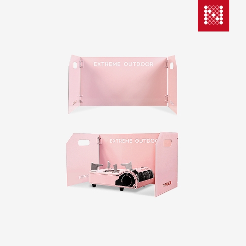 노마드 휴대용 캠핑 용품윈가드 버너 바람막이M 핑크 N-8148