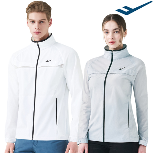 [프로스펙스] ★25SS★라인배색 경량자켓 PR5121 / 색상(화이트,그레이) 사이즈(85~115)