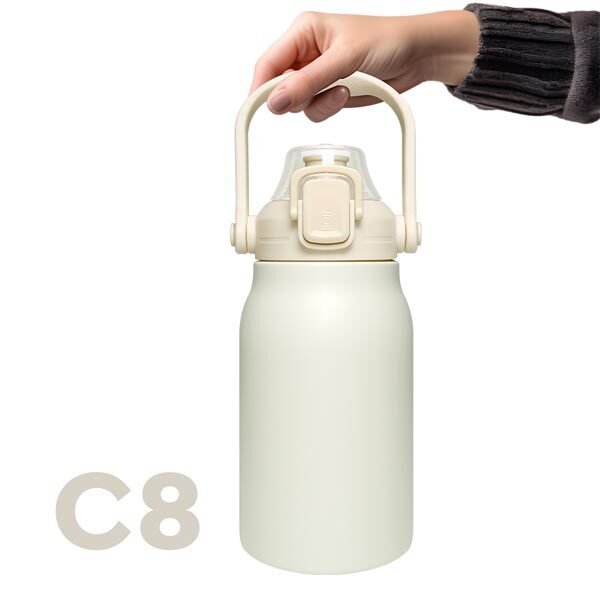 [쿠팸] C8 탑 핸들 와이드 텀블러 1000ml Cufam-C8 (색상3종/택1)