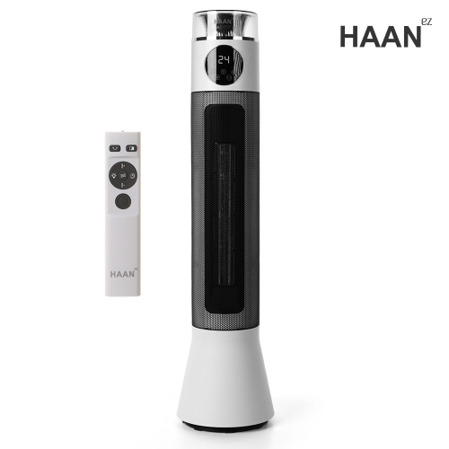 한경희 초저소음 무드등 그래핀 PTC 타워형 리모컨형 온풍기 HAAN-P10000