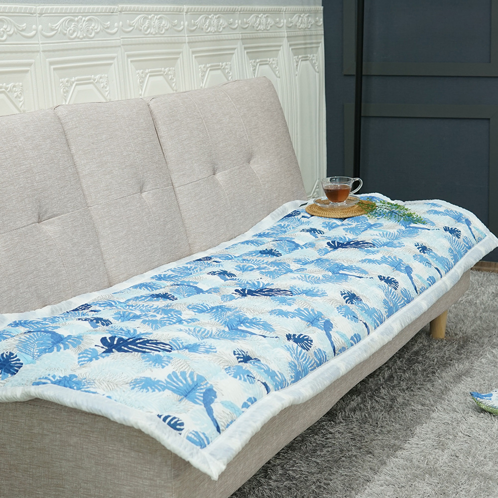 [침구연구소] 팜파스 시어서커 여름 쇼파패드 4인용