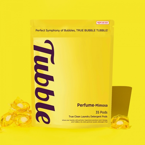[터블] 트루클린 올인원 캡슐 세탁세제 35P(퍼퓸미모사)_2팩