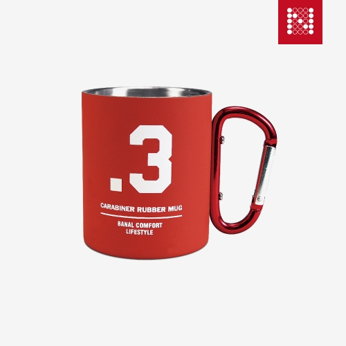노마드 카라비너 루버 머그컵 300ml #928 레드 N-6991