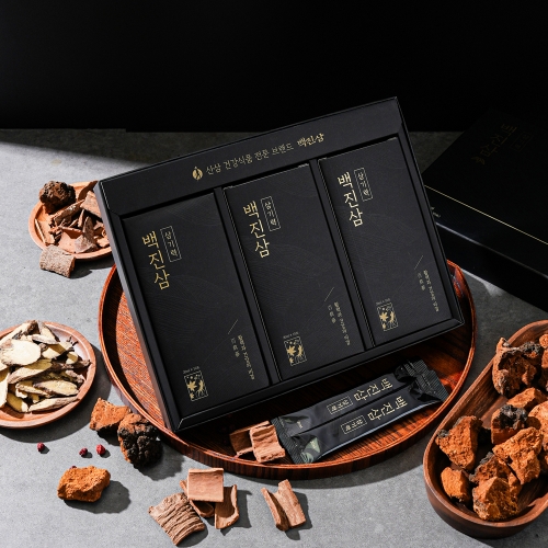 [백진삼] 산삼 농축액 삼기력 30포 (쇼핑백 포함)