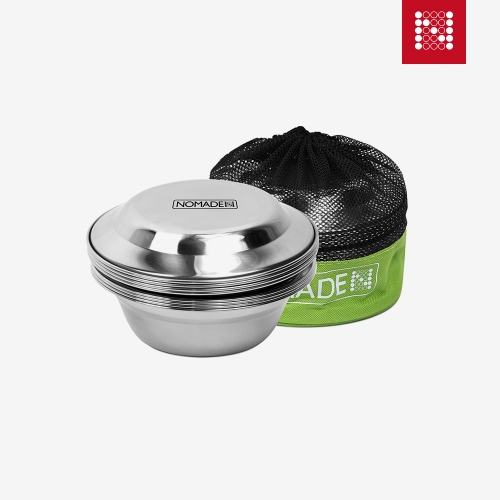 노마드 휴대용 캠핑 스테인레스 식기 코펠세트 24p N-4653