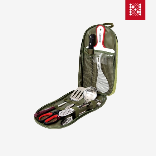 노마드 차박 주방 조리 도구 도마 풀세트 캠핑 용품 키친툴 7종세트 N-5683