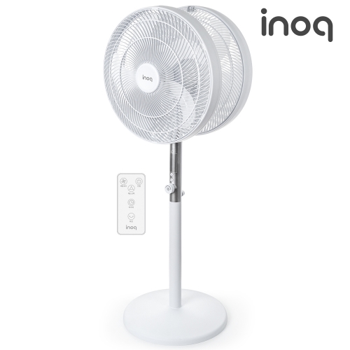 이노크아든 360도 더블 헤드 리모컨형 양면 선풍기 대형 45cm IA-EF180