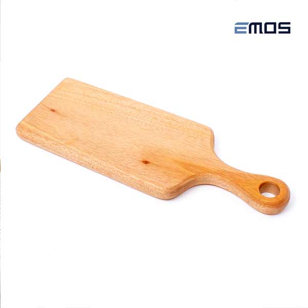[이모스] 마호가니 통원목 핸들형 도마(소)_34.5×12×2cm