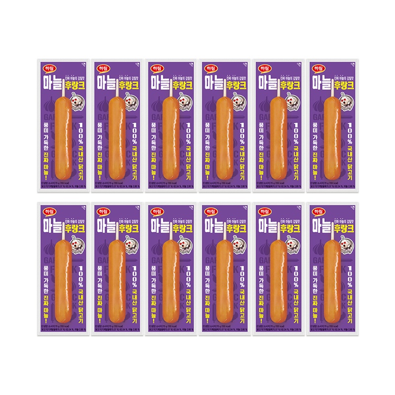 [하림] 마늘후랑크 70gx12개