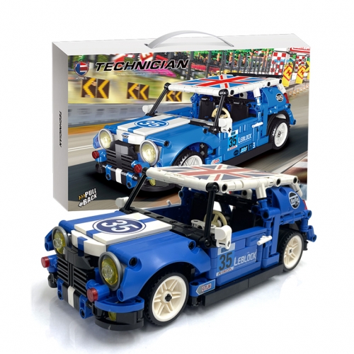 스마트블럭 T5321 미니쿠퍼 블루 자동차 블록