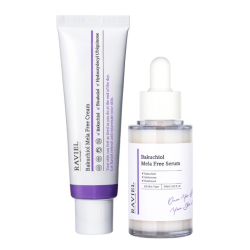 [라비엘] 바쿠치올 멜라 프리 2종세트 (크림 50ml + 세럼 30ml)