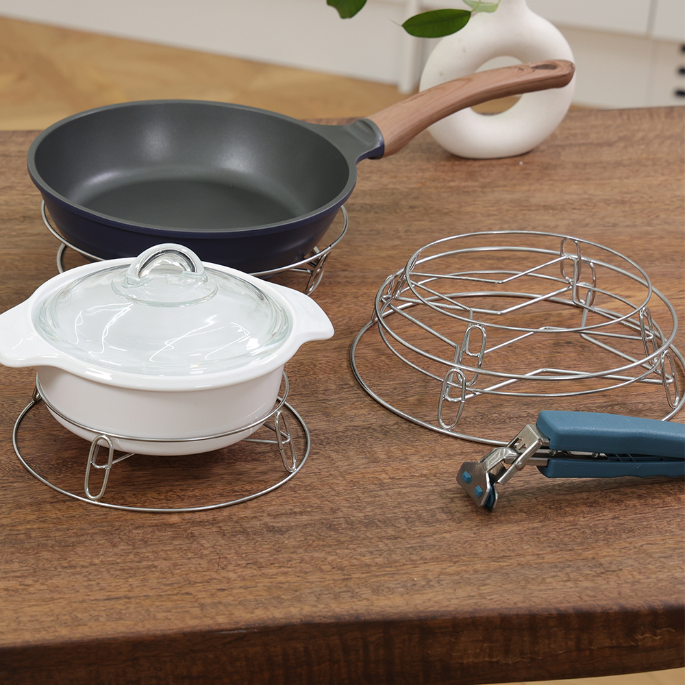 만능받침대 다바쳐(받침대3+집게1+전용수세미3)