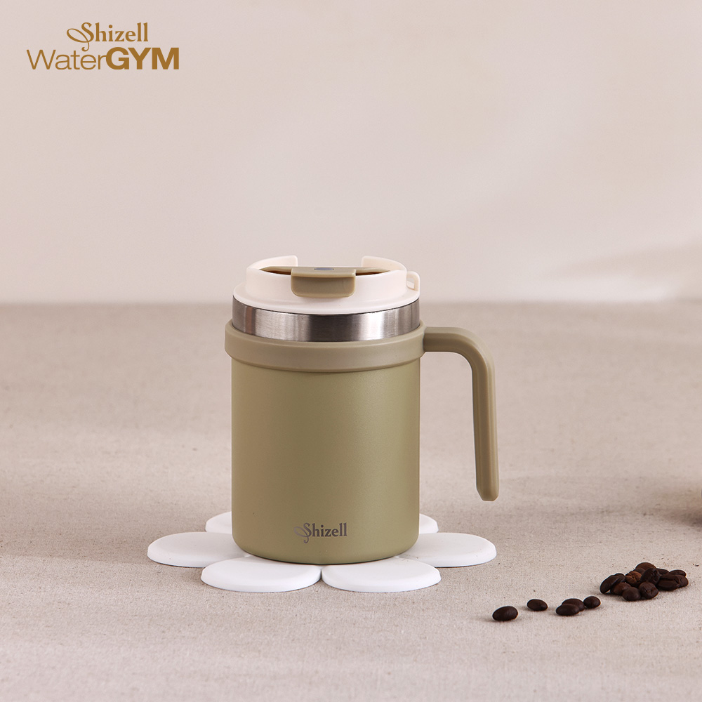 [Shizell] 쉬젤 워터짐 더카페머그_480ml(올리브카키)