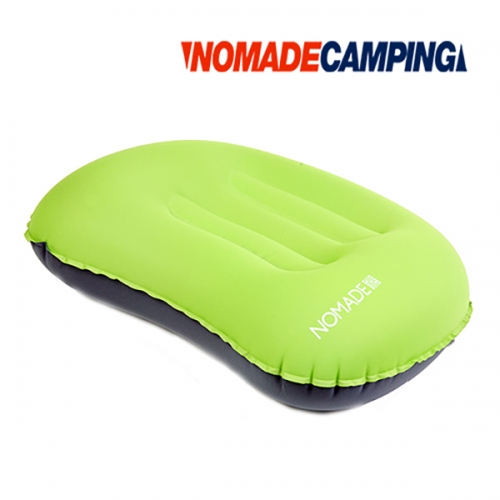노마드 차박 휴대용 캠핑용 초경량 에어 베개 그린 N-6754