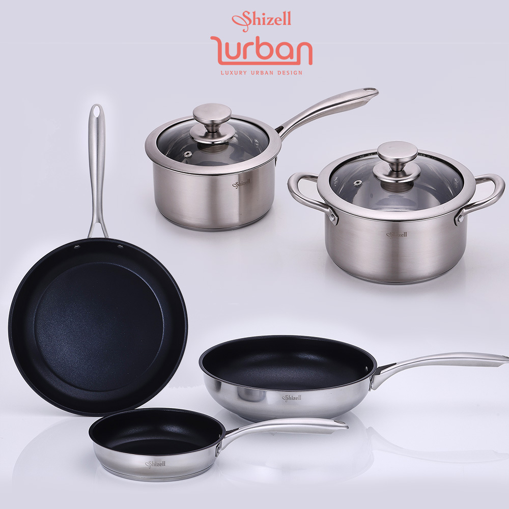 [쉬젤] 러반 스테인레스 IH 쿡웨어5종세트(18편수/20양수/20F/28F/29W)