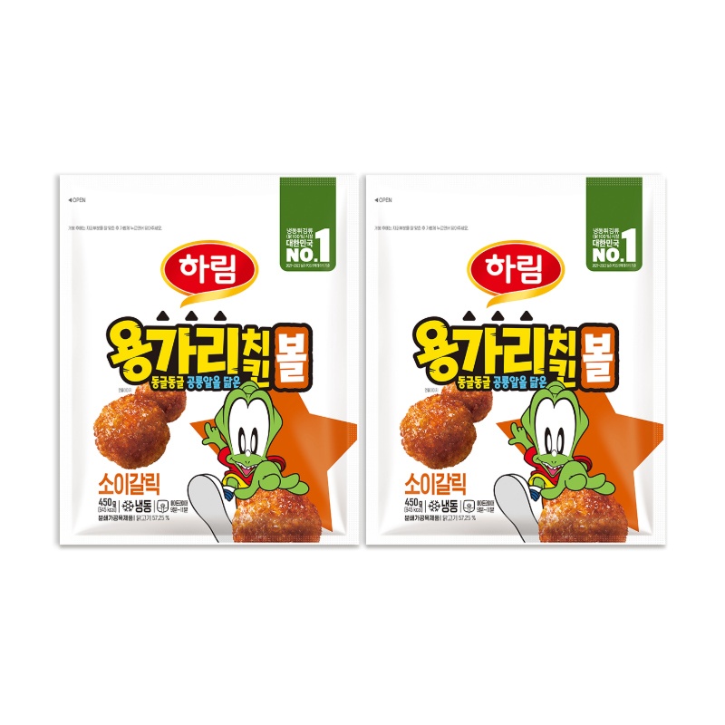 [하림] 용가리 치킨볼 소이갈릭 450gx2개