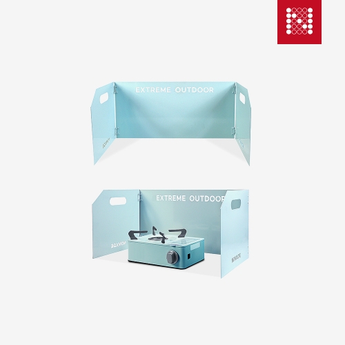 노마드 휴대용 캠핑 용품 윈가드 버너 바람막이M 스카이블루 N-8149