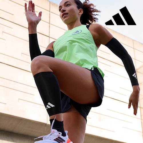 [아디다스] 에어로레디 컴프레션 카프 슬리브 종아리 보호대 세트