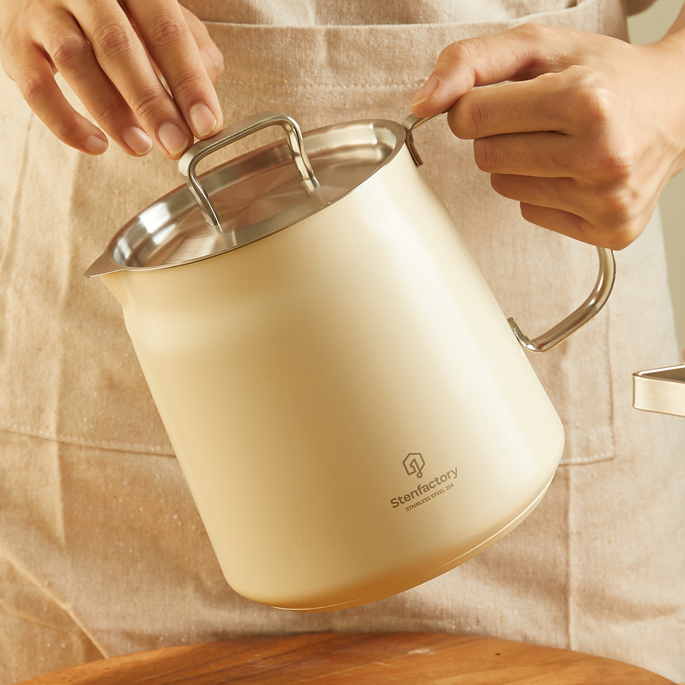 [스텐팩토리] 올스텐 304 세라믹 코팅 케틀팟 2L 캠핑주전자 (모든열원사용가능)