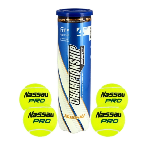 [낫소] 테니스공 챔피온쉽 프로 4개입 (ITF 공인구)