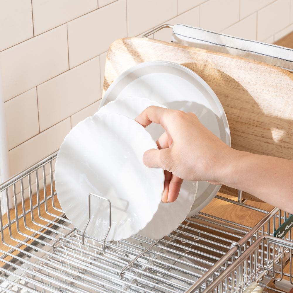 [스텐팩토리] 올스텐 304 탈착식 접시꽂이 식기건조대